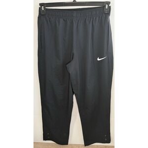 Nike Storm-FIT Pants Men's Large Black DA4984-010 Snap Leg Windbreaker Pull On